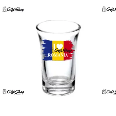 I love romania, set 6 pahare shout, model 31bs